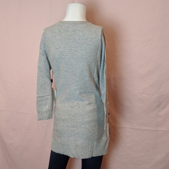 Andrea Jovine Gray Sweater - Picture 2 of 4